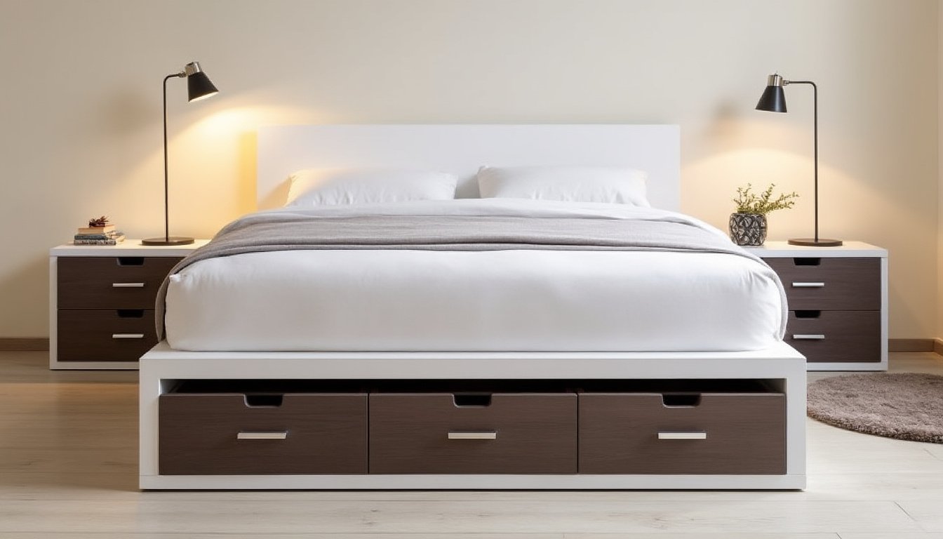 découvrez 10 astuces ingénieuses pour optimiser l'espace de rangement sous votre lit. transformez cet espace souvent négligé en un véritable allié pour désencombrer votre chambre et garder vos affaires organisées.