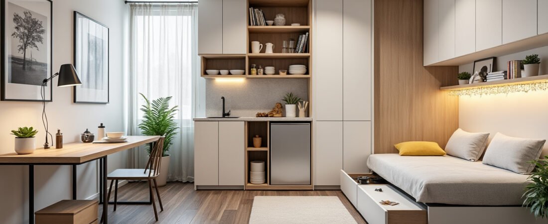 Comment optimiser le rangement dans un studio de 20m² ?