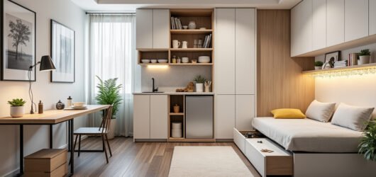 Comment optimiser le rangement dans un studio de 20m² ?