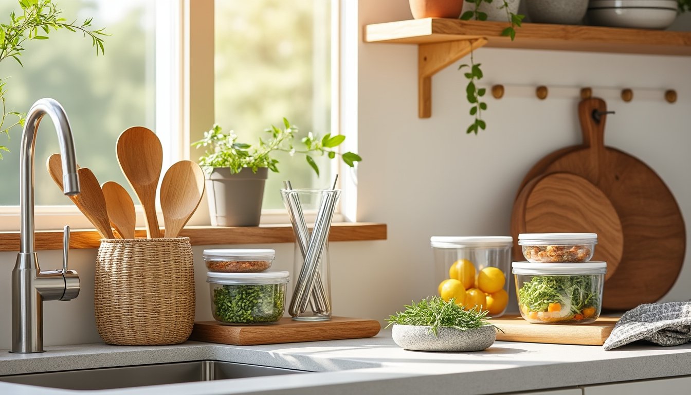 Les meilleures alternatives écologiques au plastique dans la cuisine