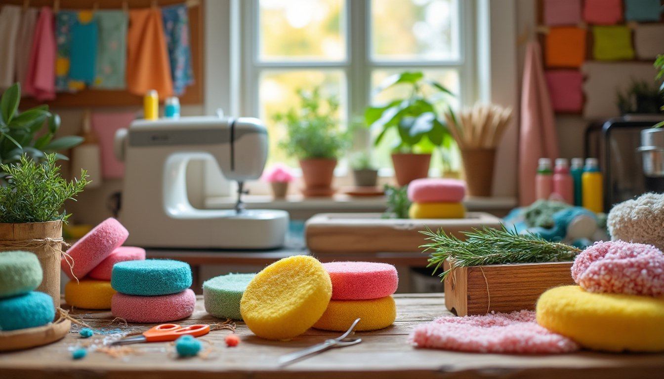 DIY : Fabriquer ses propres éponges lavables et durables