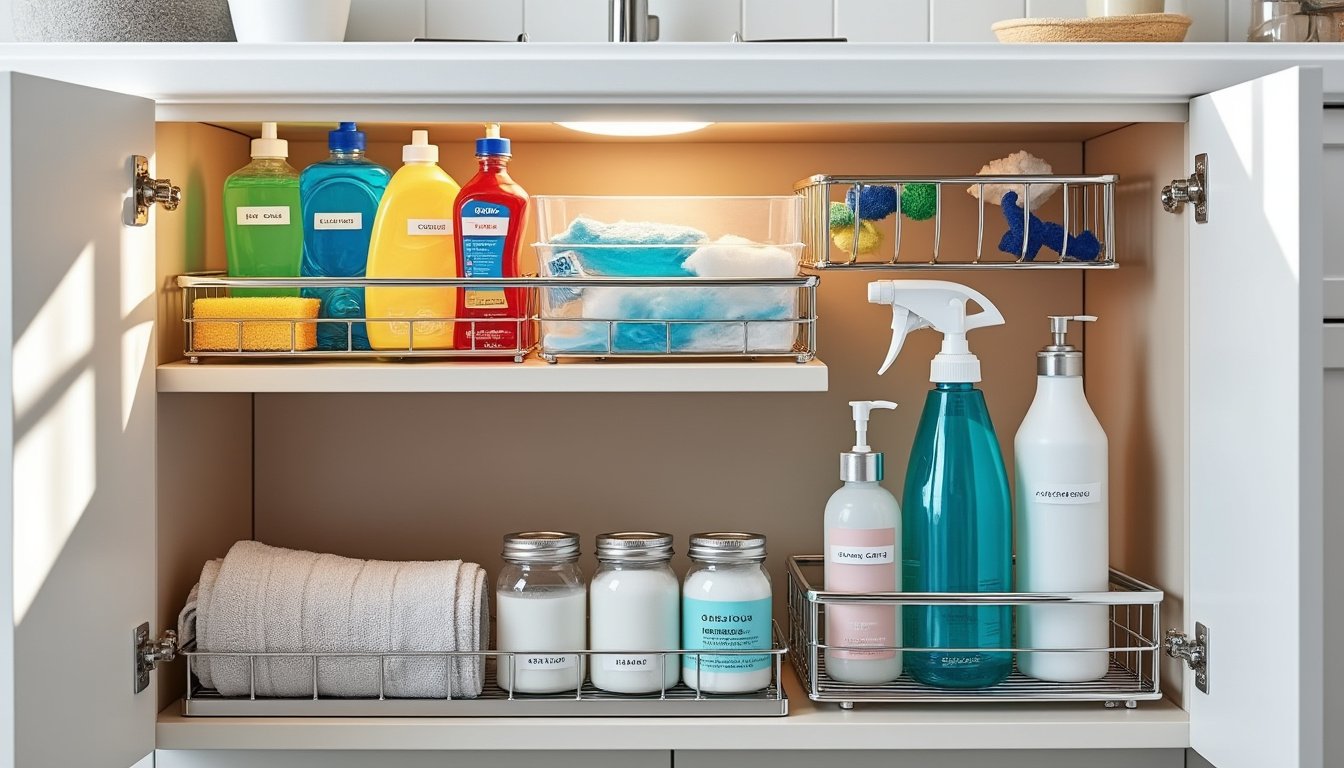 Optimiser le rangement sous lavabo : astuces et solutions DIY