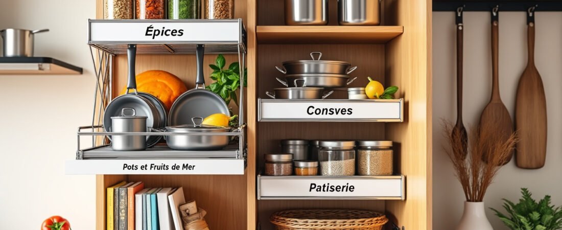 Rangement de cuisine : 10 astuces pour maximiser l’espace dans les placards