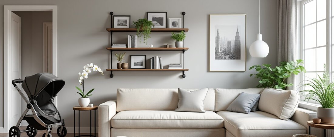 Astuces pour ranger une poussette dans un petit appartement