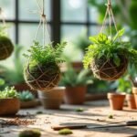 Apprenez à réaliser votre propre jardin suspendu avec la technique du kokedama