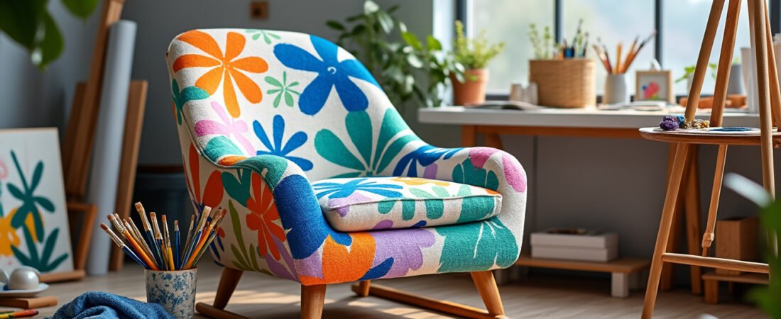 Personnaliser des chaises avec de la peinture et du tissu adhésif
