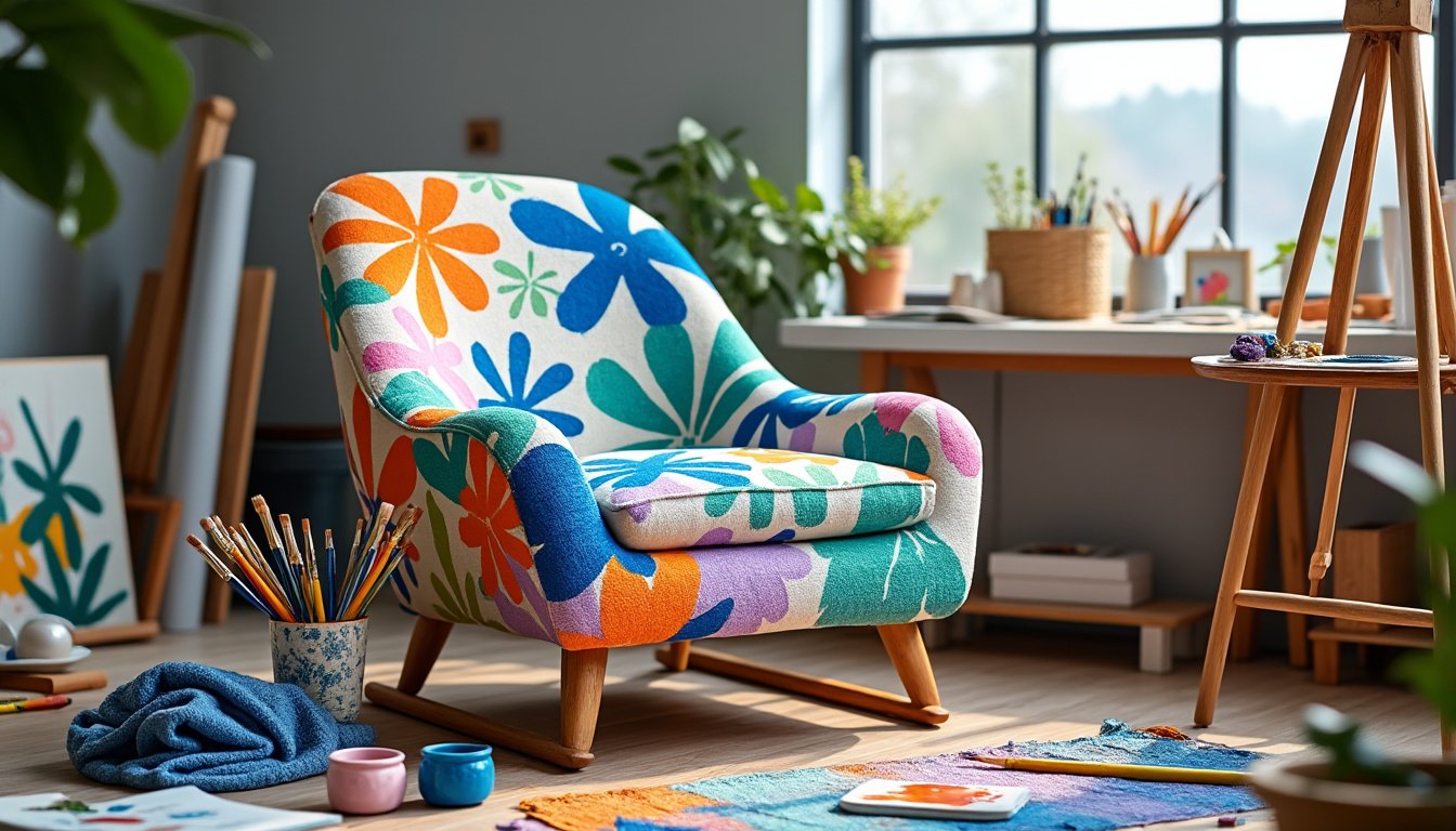 Personnaliser des chaises avec de la peinture et du tissu adhésif