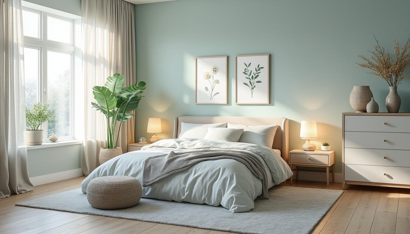 Quelles couleurs choisir pour une chambre apaisante ?