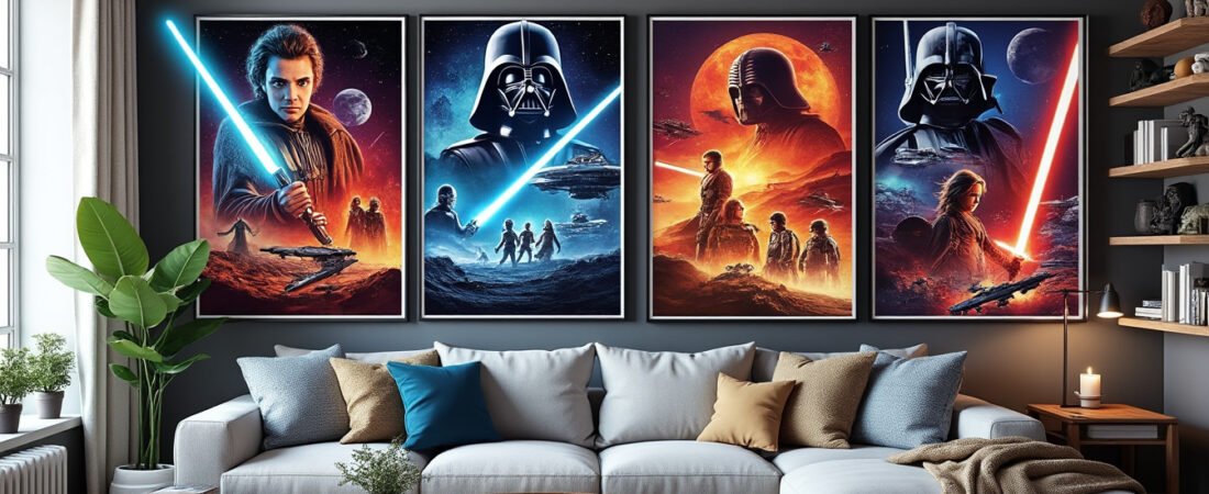 Découvrez la Collection Unique d’Affiches Star Wars sur Airless Déco