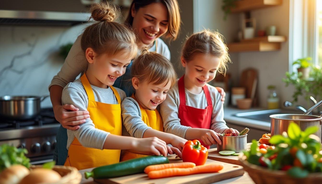 découvrez les indispensables pour cuisiner en famille avec les enfants : astuces, recettes faciles et matériel adapté pour des moments gourmands et conviviaux.