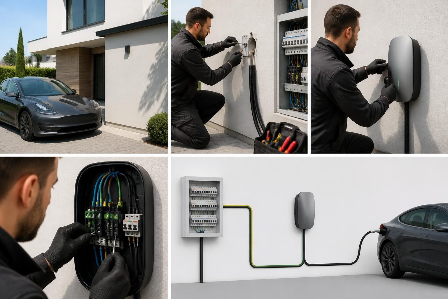 Comment installer une borne pour tesla ?